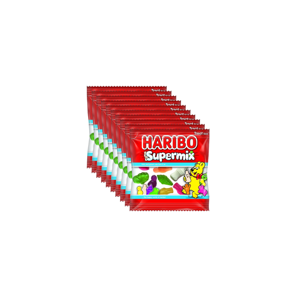 x10 Haribo Supermix Mini Bags
