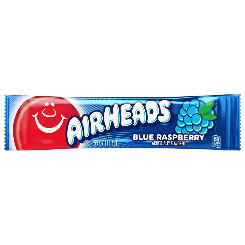 Airheads Blue Raspberry Chewy Candy Bar
