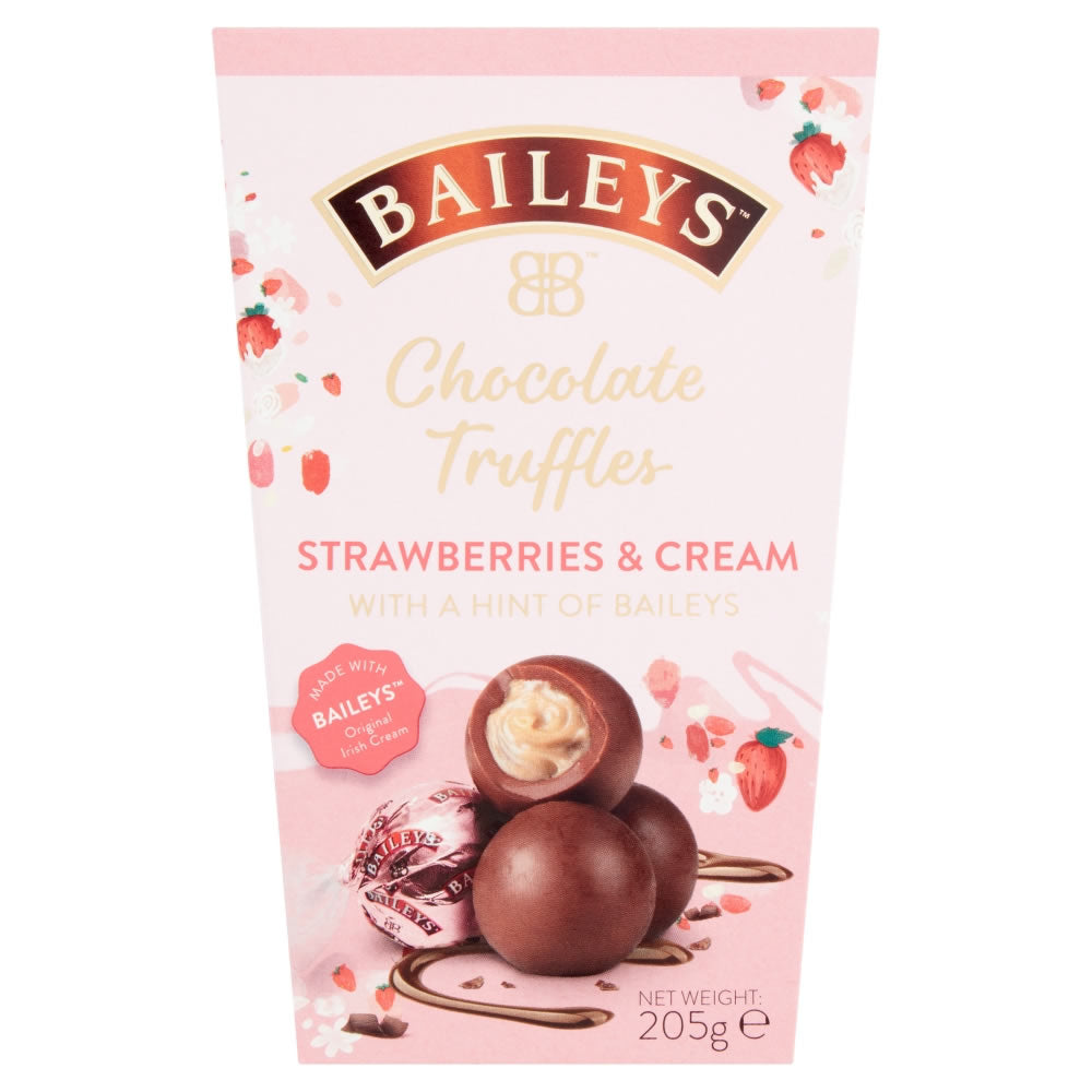 Baileys Chocolate Truffles Strawberries & Cream