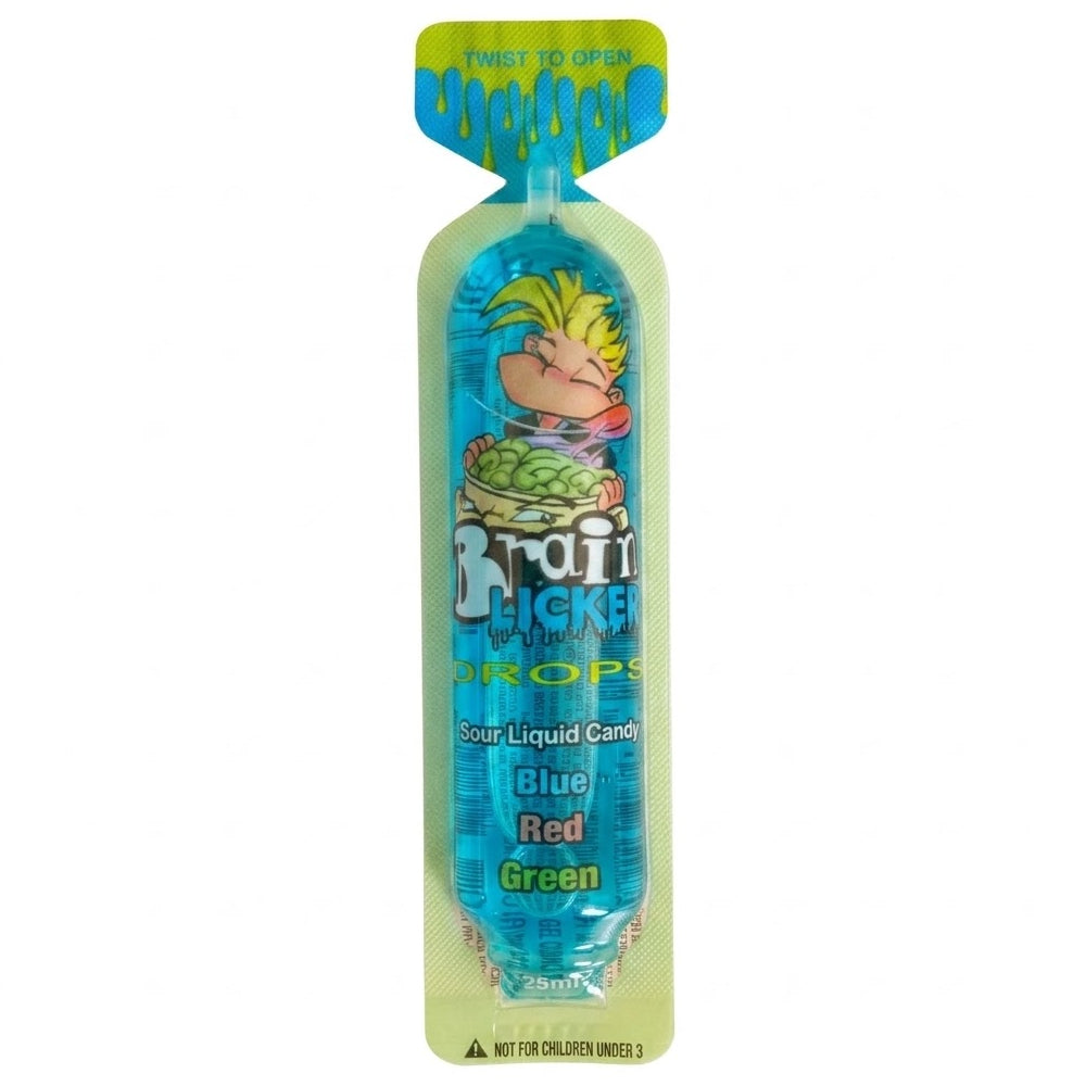 Brain Licker Drops Sour Raspberry