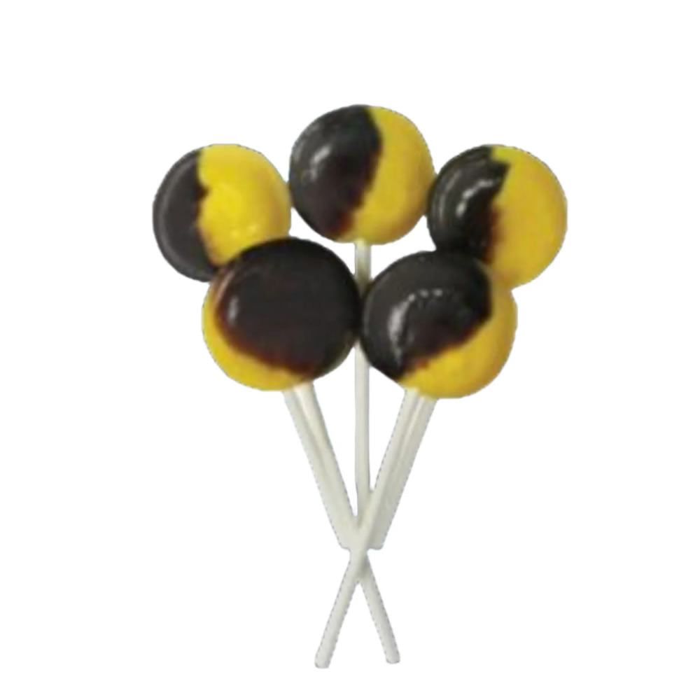 Caramel Custard Lollipops