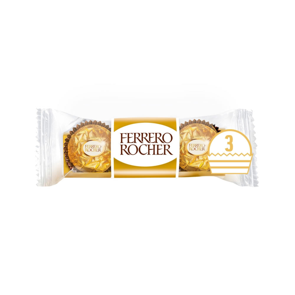 Ferrero Rocher Milk Chocolate Hazelnut Pralines Treat Pack
