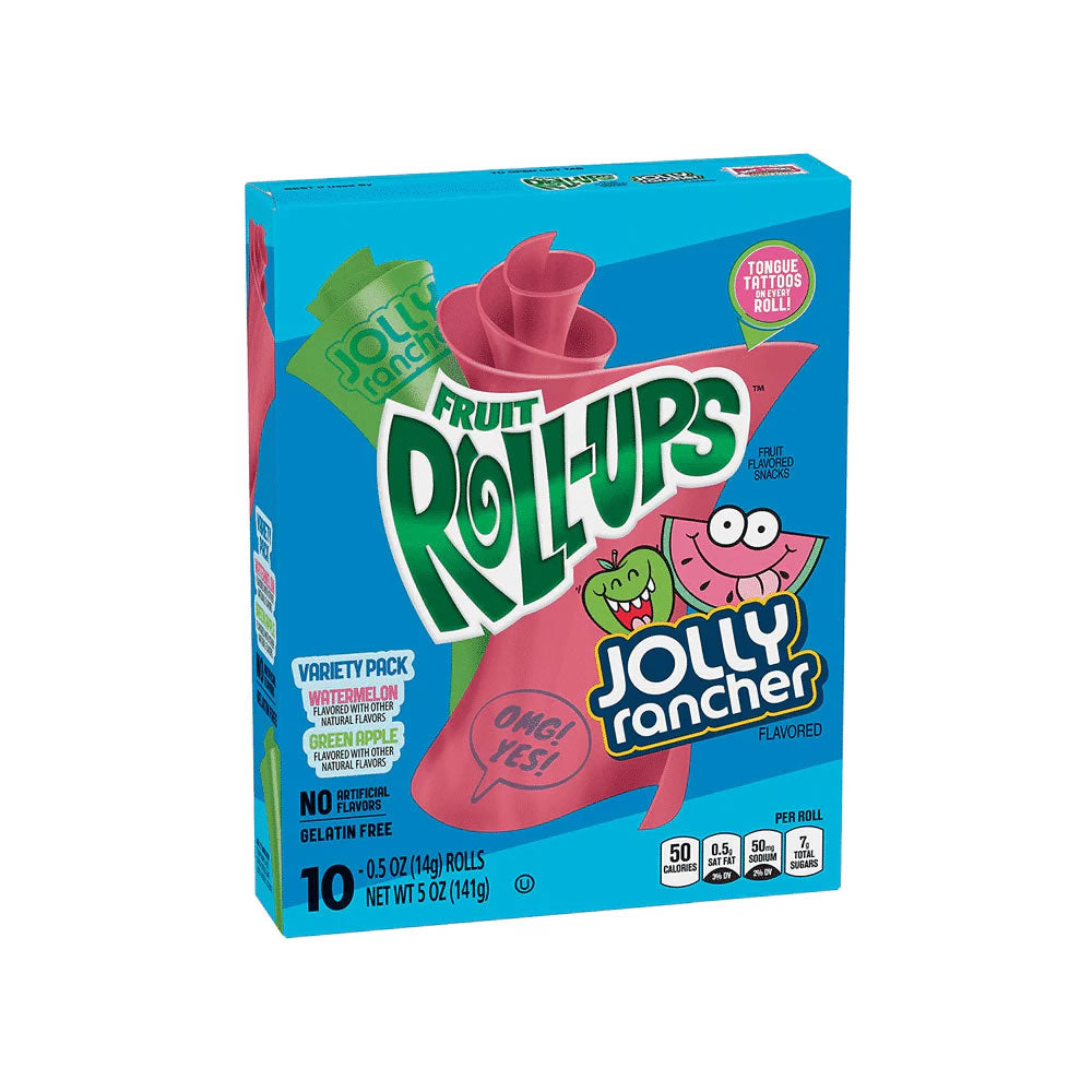 Betty Crocker Fruit Roll Ups Jolly Rancher Variety Pack Box