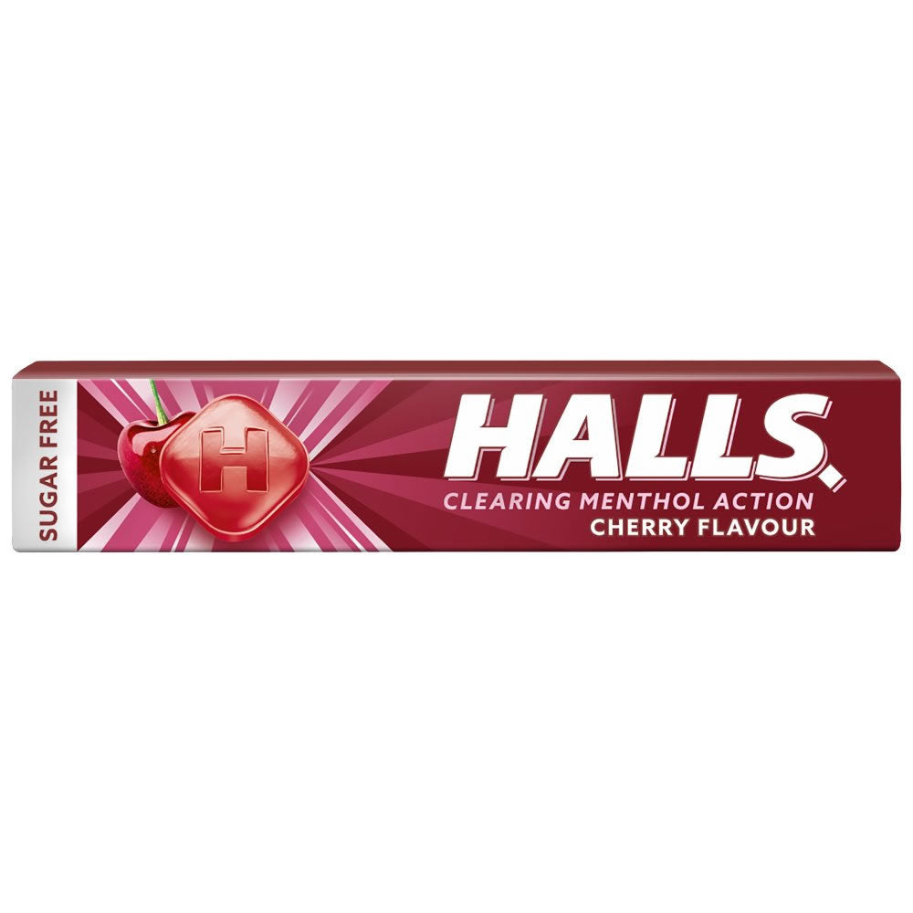 Halls Cherry Sugar Free Lozenges