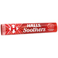 Halls Soothers Strawberry Lozenges Roll