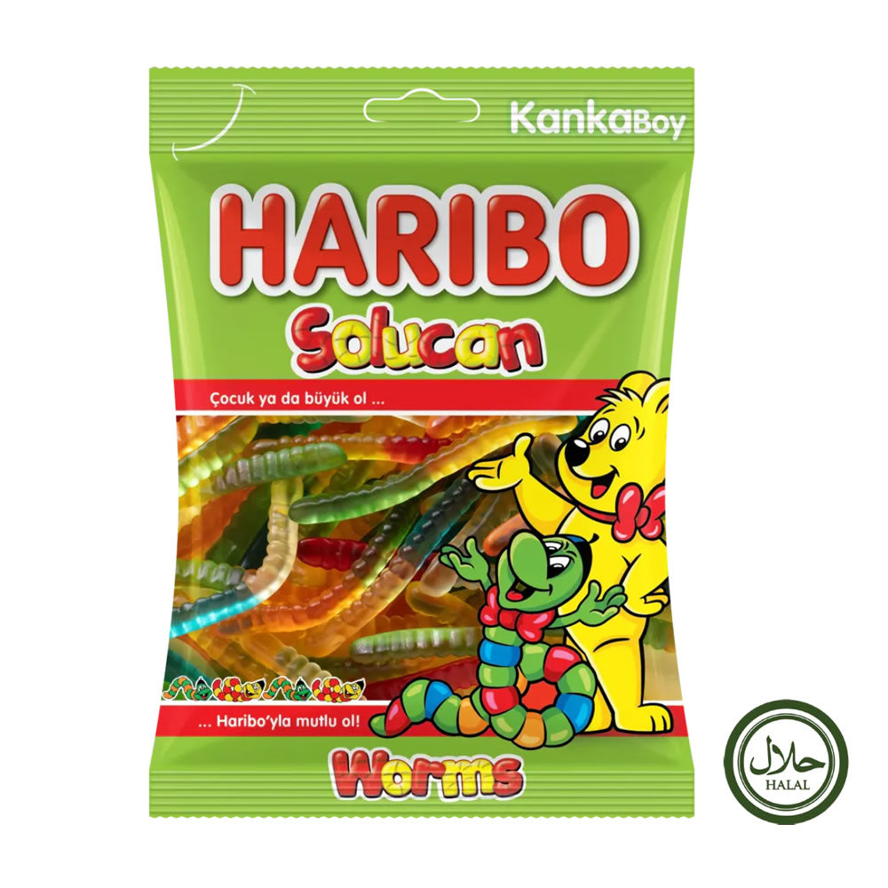 Haribo Halal Worm Sweets