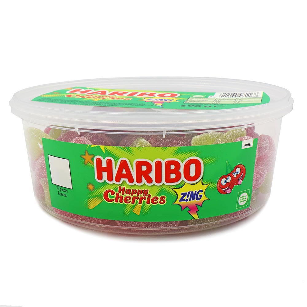 Haribo Happy Cherries Zing Tub