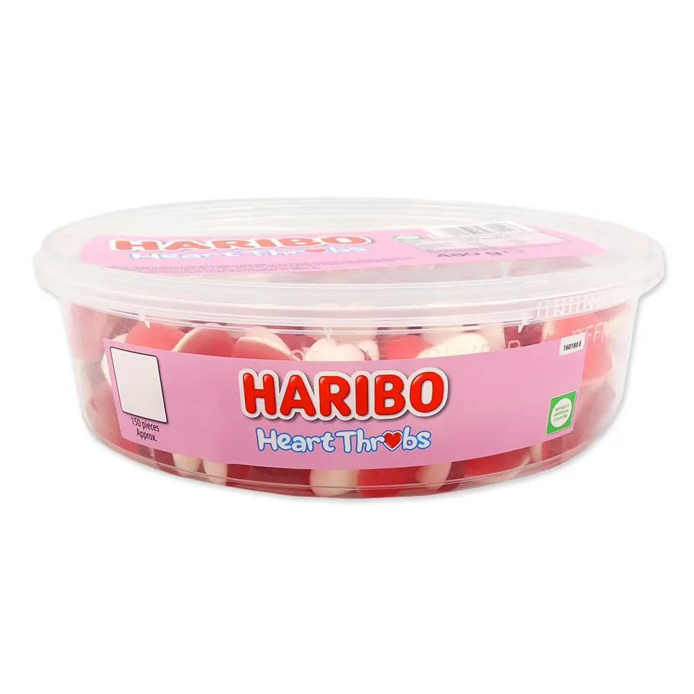 Haribo Heart Throbs Tub