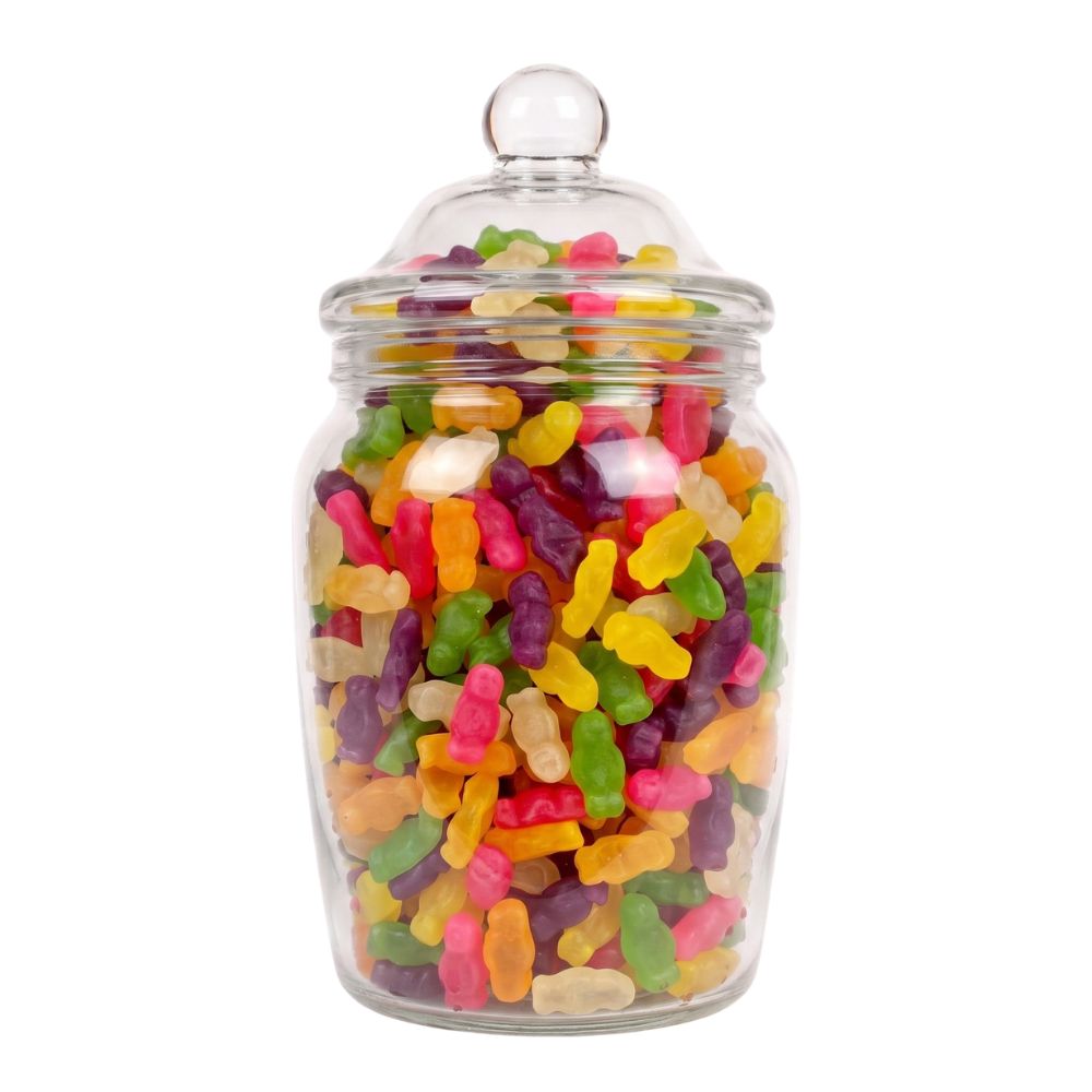 Haribo Mini Jelly Babies Sweet Jar Gift