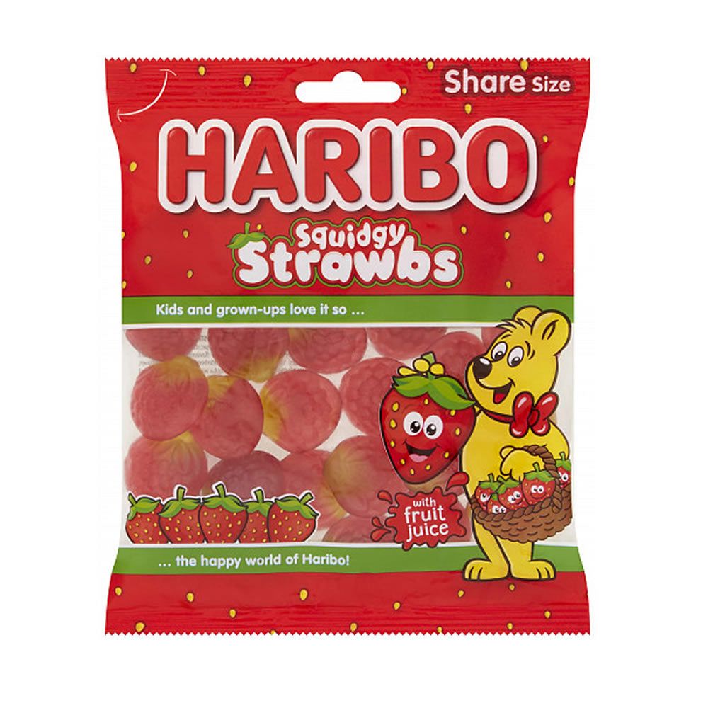 Haribo Squidgy Strawbs