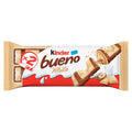 Kinder Bueno White Chocolate & Hazelnut Wafer Biscuit Snack Bar