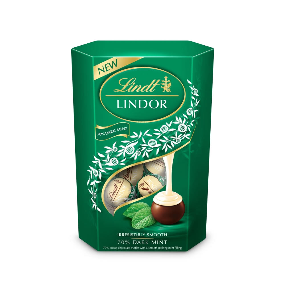 Lindt Lindor Dark Mint Chocolate Truffles