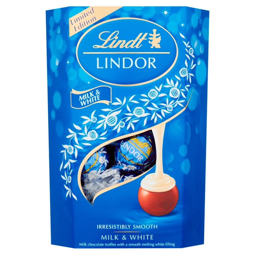 Lindt Lindor White Chocolate Truffles Thank You Gift