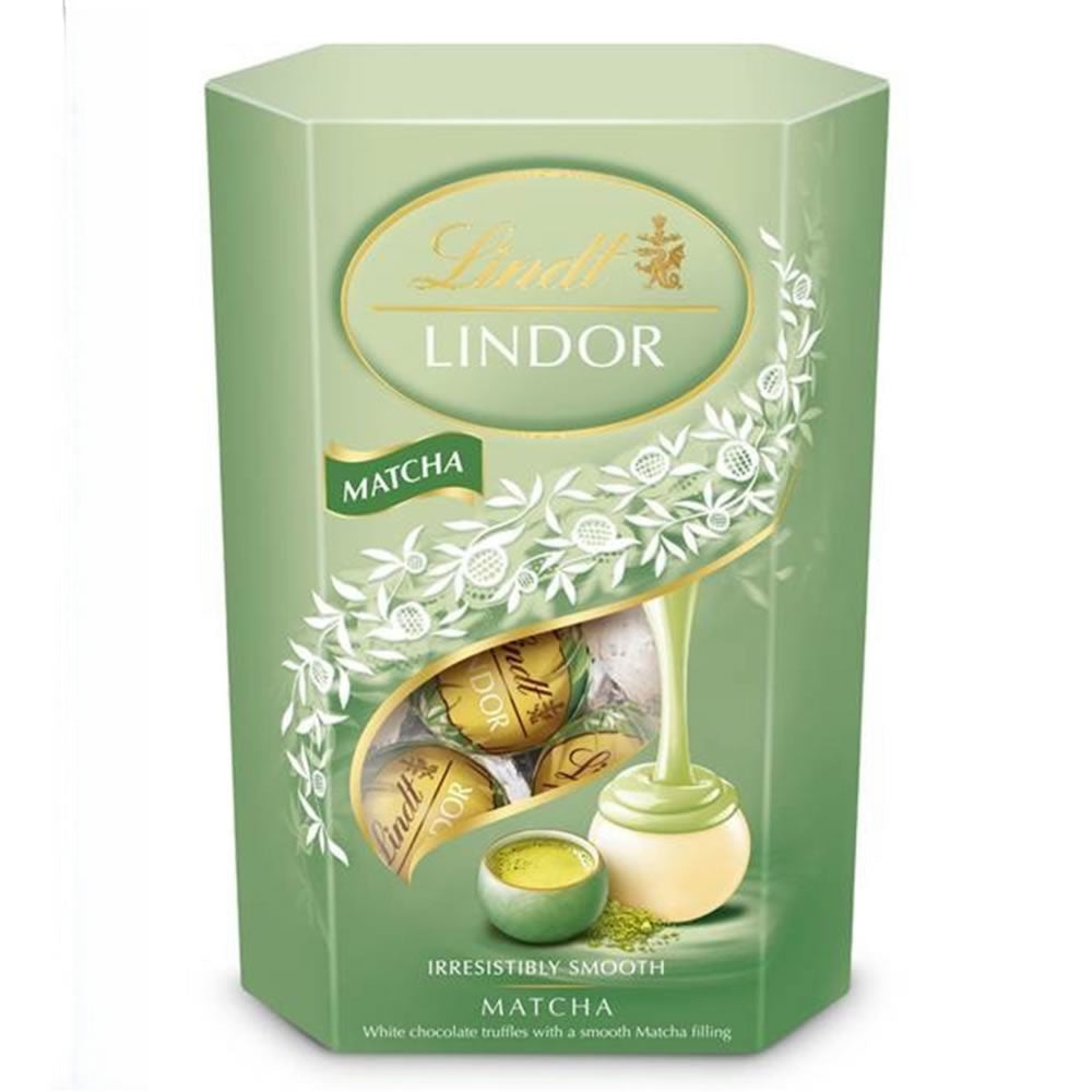 Lindt Lindor Matcha White Chocolate Truffles Thank You Gift