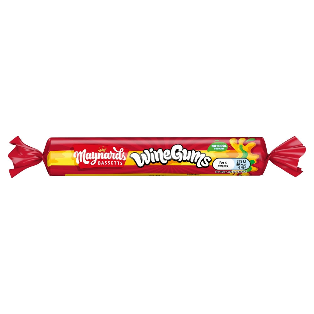 Maynards Bassetts Wine Gums Sweets Roll