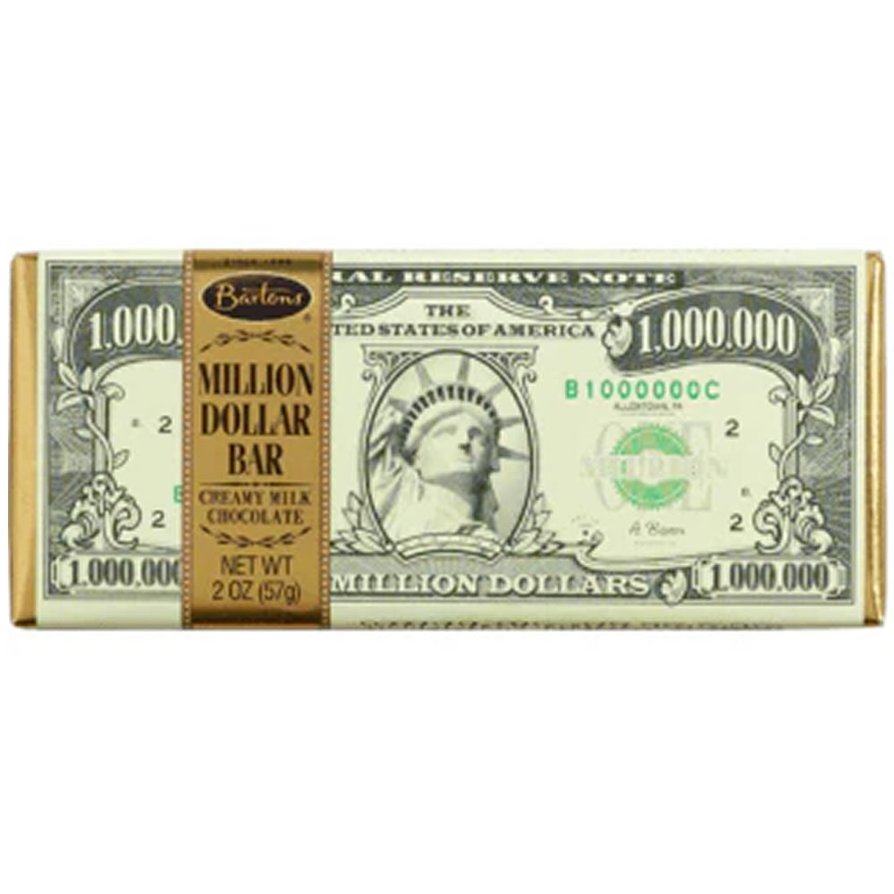 Bartons Million Dollar Milk Chocolate Bar