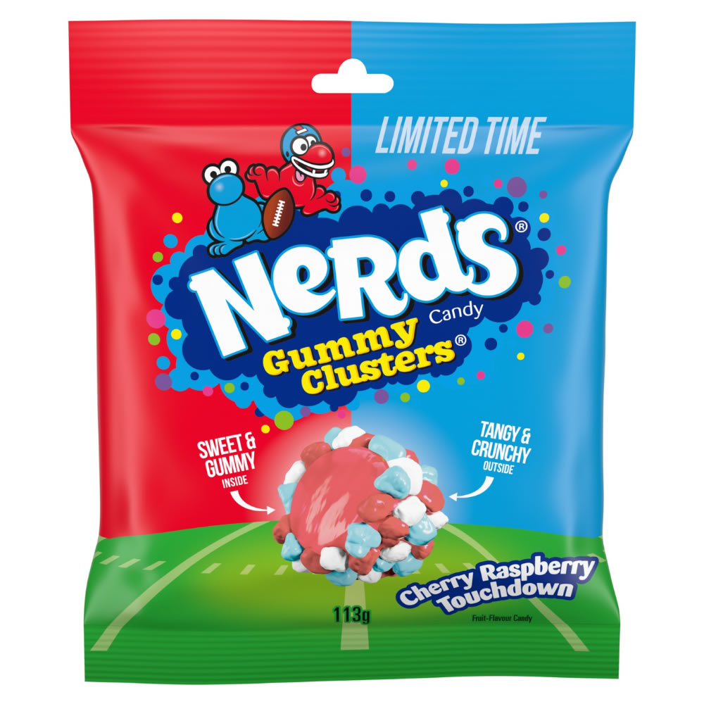 Nerds Cherry Raspberry Touchdown Gummy Cluster