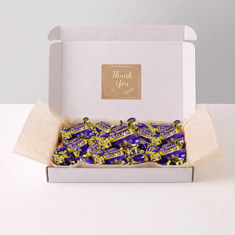 Toffee Eclair Selection Personalised Thank You Gift
