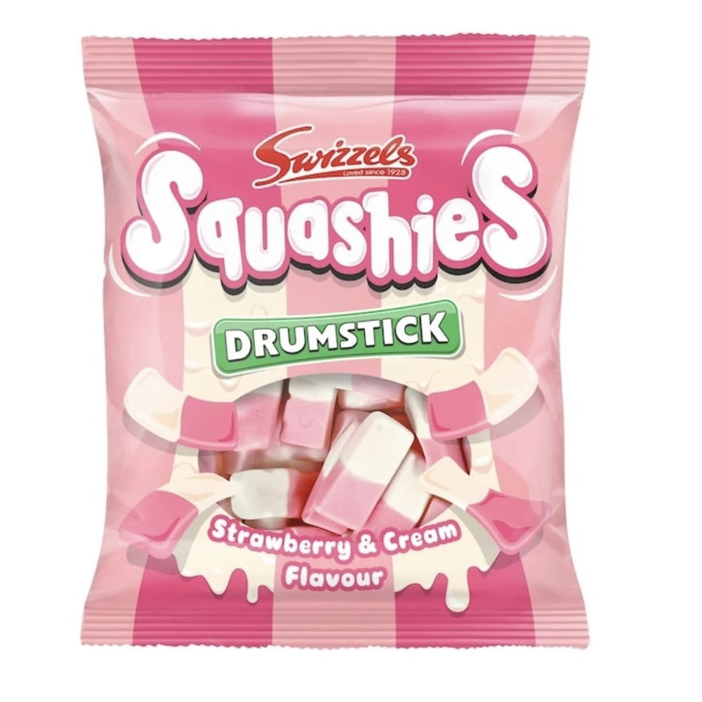 Swizzels Squashies Drumstick Strawberry & Cream