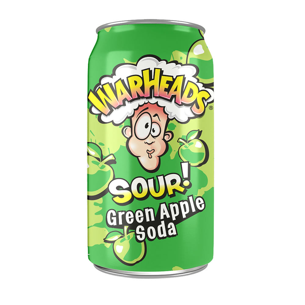 Warheads Sour Green Apple Soda