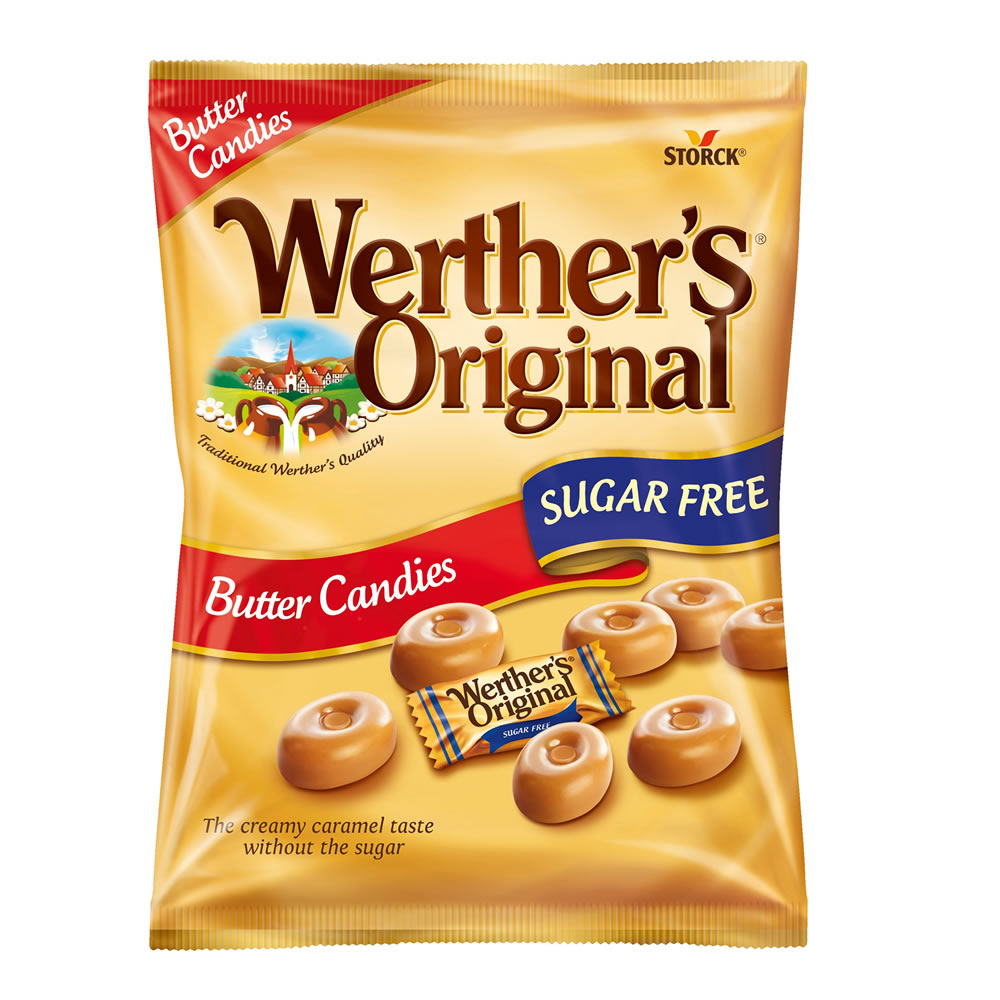 Werther's Original Sugar Free Butter Candies Share Bag